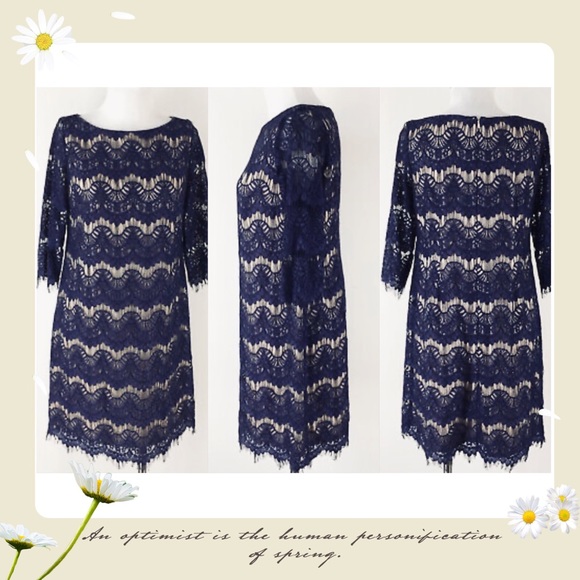 HP♦️NWOT Eliza J Black Lace Shift Dress—Host Pick - Picture 13 of 15